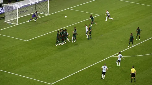 El tiro libre de Messi