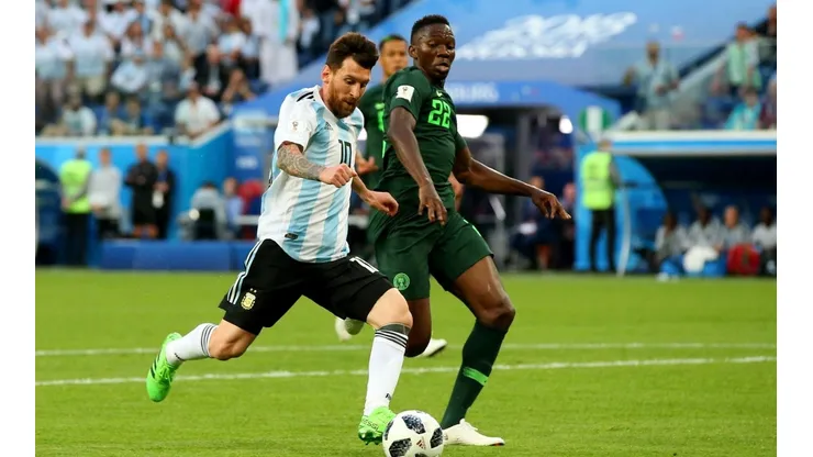 Superlativo: así controló Messi el balón en su gol de Argentina vs Nigeria