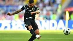 Nicolás Otamendi en el combinado argentino.