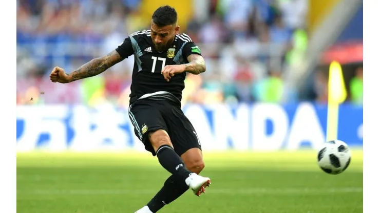Nicolás Otamendi en el combinado argentino.