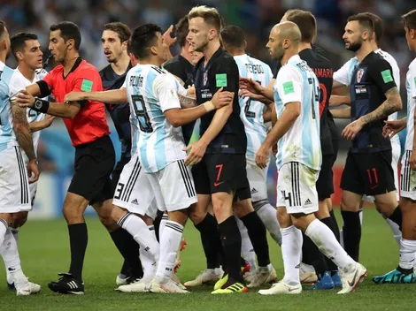 El épico trolleo de Mandzukic a Mascherano en pleno Argentina-Croacia