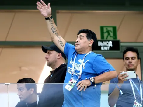 "Yo soy hincha de México": Maradona