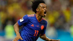 Juan Cuadrado anotó el tercer gol de Colombia ante Polonia. (Foto: Getty)