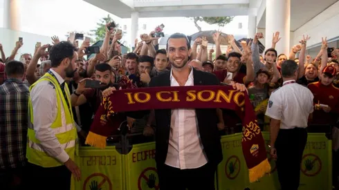 La Roma presentó a Javier Pastore