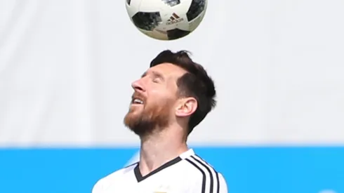 Foto de Lionel Messi, jugador de la Selección Argentina.