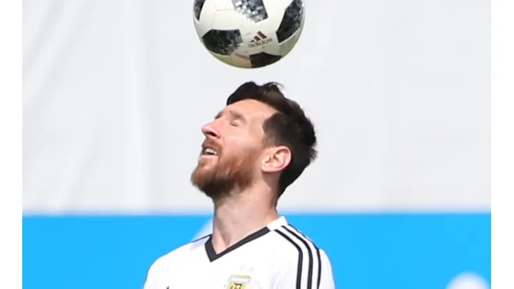 Foto de Lionel Messi, jugador de la Selección Argentina.