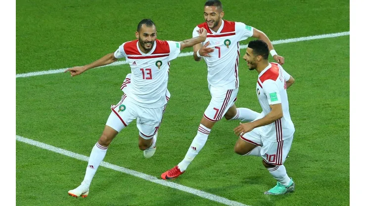 Ante España, Marruecos convirtió su primer gol en el Mundial