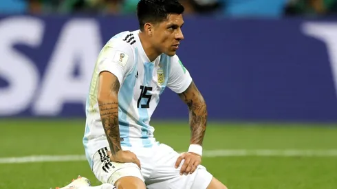 DUDA ANTE NIGERIA. Enzo Pérez, quien apuntaba a ser titular, tendría una molestia (Foto: Getty).