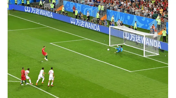 Foto de Cristiano Ronaldo, jugador de Portugal.