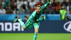 FLOJO. El del United le regaló un gol a Cristiano en el 3-3 del debut. (Foto: Getty).