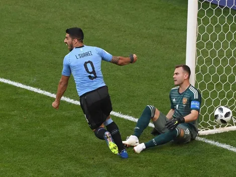 Con tres cachetazos, Uruguay despertó a Rusia del sueño