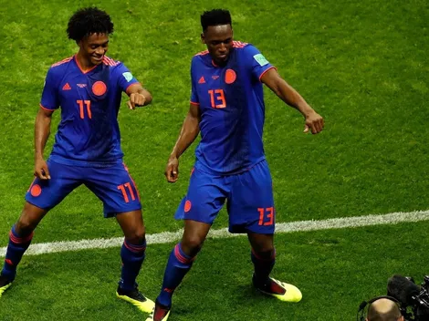 ¡Soñado! Yerry Mina le da la victoria parcial a Colombia con un golazo de cabeza