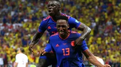 Yerry Mina se convirtió en el héroe del partido con Polonia.