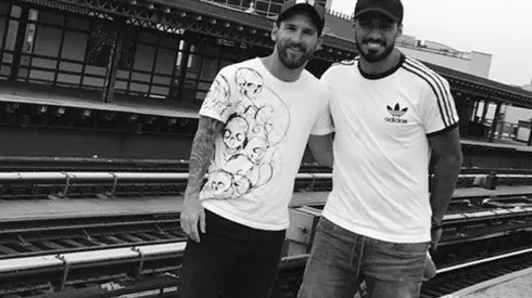 Messi y Suárez en sus vacaciones