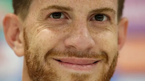 La sonrisa de Cristian Ansaldi.