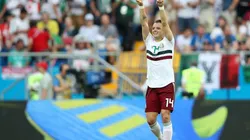 La jugada del partido entre México y Corea, con el sello del Chicharito