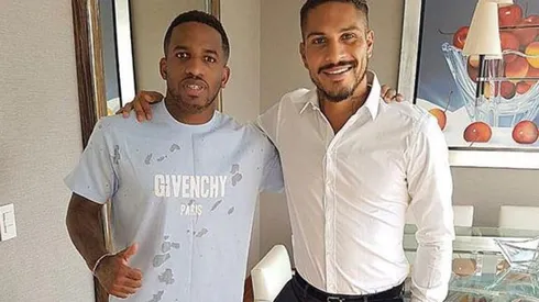 SIEMPRE JUNTOS. La foto que subió Paolo Guerrero junto a Jefferson Farfán.