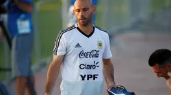 NINGUNA PELEA. Javier Mascherano se tomó con humor la supuesta pelea con Cristian Pavón.