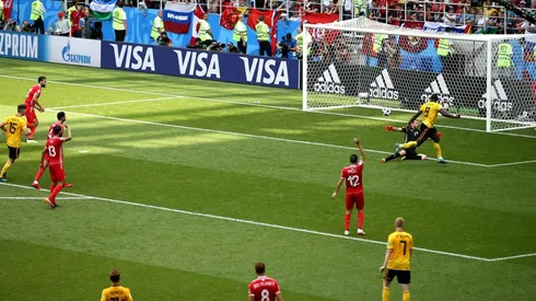 Foto de Lukaku, jugador de Bélgica.