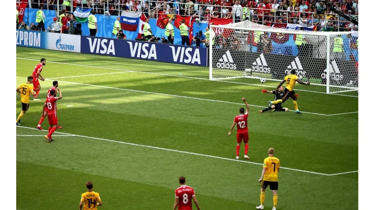 Foto de Lukaku, jugador de Bélgica.