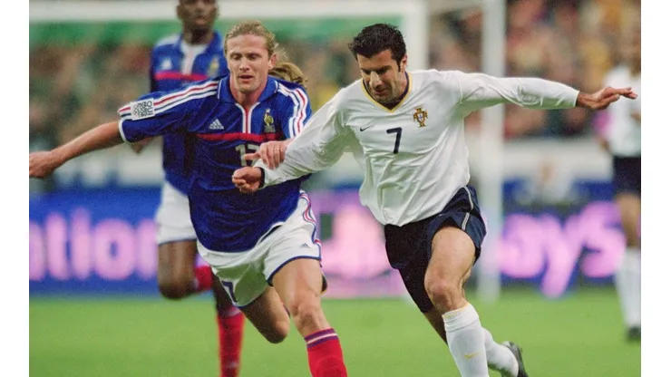 Emmanuel Petit en la Selección de Francia.