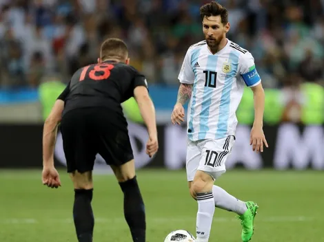 Rebic, jugador de Croacia, rechazó la camiseta de Messi después del partido ante Argentina
