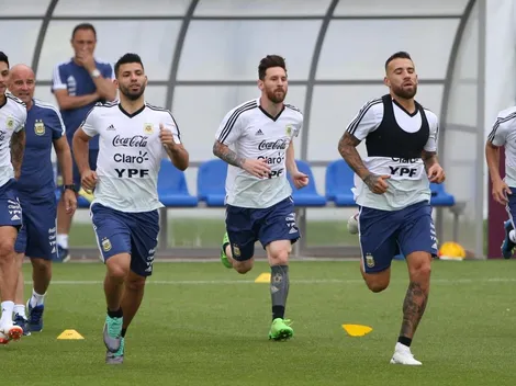 Se prenden las alarmas en Argentina: Mercado, Biglia y Otamendi se entrenaron con molestias