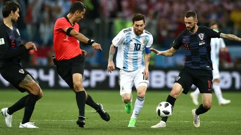 Foto de Lionel Messi, jugador de la Selección Argentina.