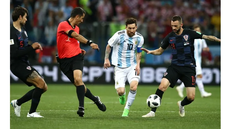 Foto de Lionel Messi, jugador de la Selección Argentina.
