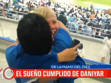 Más que emocionante: el niño ruso que conoció a Maradona