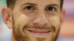 La sonrisa de Cristian Ansaldi.