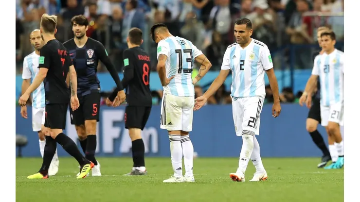 Foto de los jugadores de la Selección Argentina