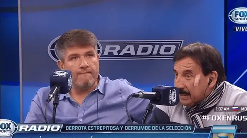 Roberto Leto, muy enojado por la derrota.