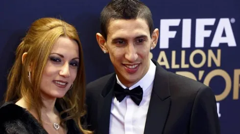 Jorgelina Cardoso y Ángel Di María, juntos.