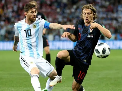 Modric defendió a Messi en medio de la catástrofe argentina