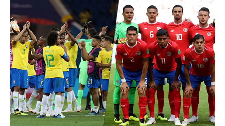 Costa Rica y Brasil ya preparan sus equipos para un duelo clave