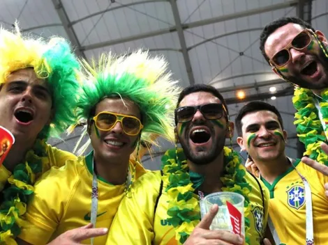 Brasil ya le canta canciones a Messi