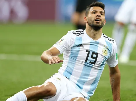 Agüero sobre Sampaoli: "Que diga lo que quiera"