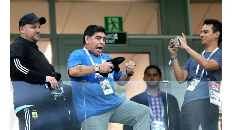 Diego Maradona se volvio loco con Enzo Perez