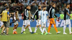 Foto de Lionel Messi con la Selección Argentina.