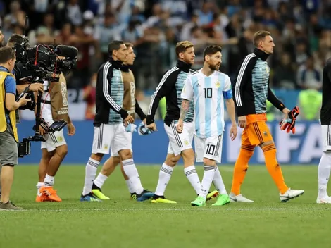 Desaparecido: Messi dio menos pases que su arquero