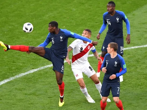 Paolo Guerrero se perdió el primer gol de Perú ante Francia