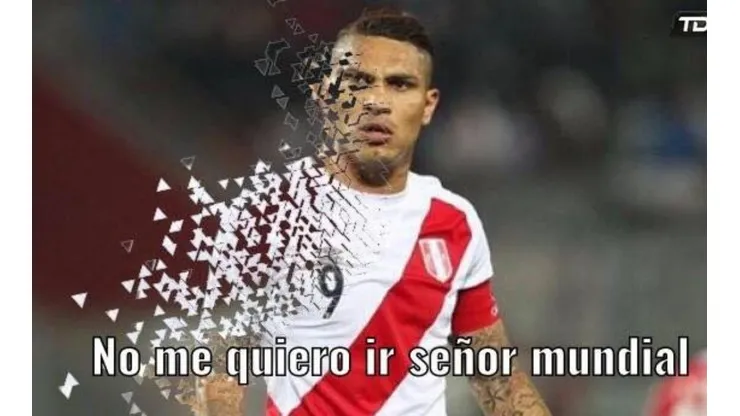 ADIÓS, PAOLO. Guerrero se quedó sin Mundial y en las redes lo saben (Foto: TDMas).
