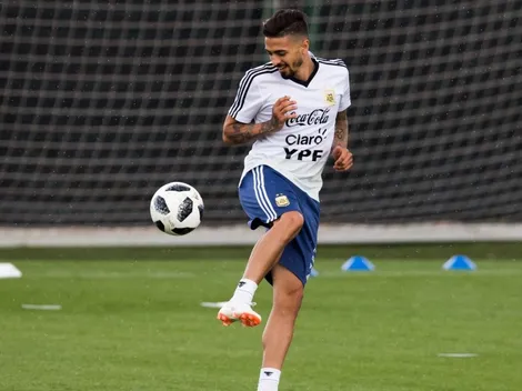 En la previa del partido ante Croacia, Lanzini dejó un mensaje de apoyo