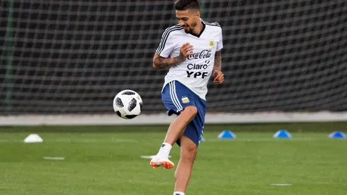 En la previa del partido ante Croacia, Lanzini dejó un mensaje de apoyo