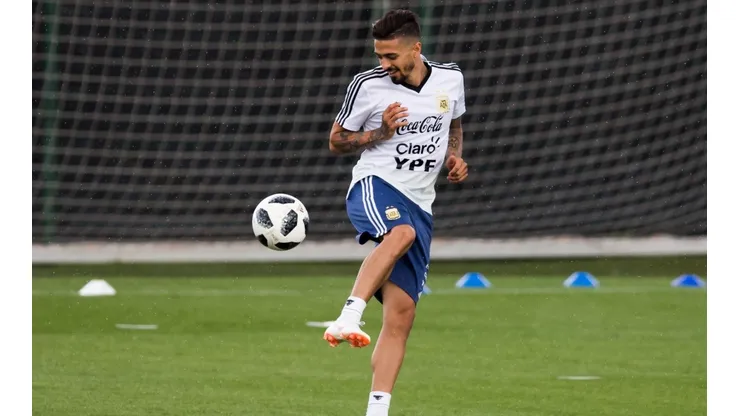 En la previa del partido ante Croacia, Lanzini dejó un mensaje de apoyo