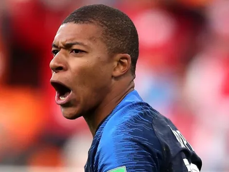 Está loco: Mbappé casi le hace un gol de taco a Perú
