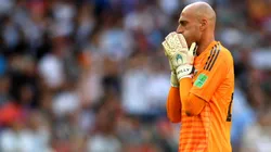 Caballero casi hace perder a Argentina