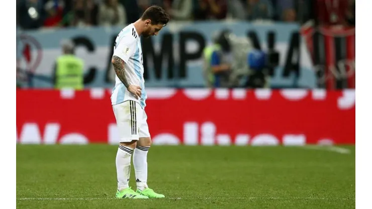 Argentina v Croatia: Group D - 2018 FIFA World Cup Russia - during the 2018 FIFA World Cup Russia group D match between Argentina and Croatia at Nizhny Novgorod Stadium on June 21, 2018 in Nizhny Novgorod, Russia. - Images cannot be used in books or individually in the form of mobile alert services or downloads without prior approval from FIFA