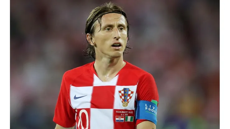 Modric en Rusia 2018.